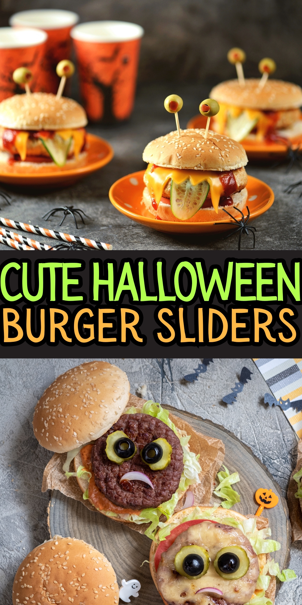 cute halloween party food sliders appetizers