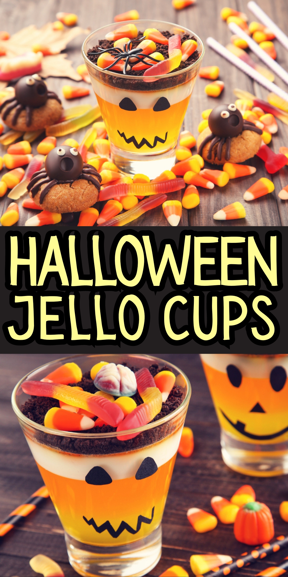 halloween jello cups party appetizer food ideaws