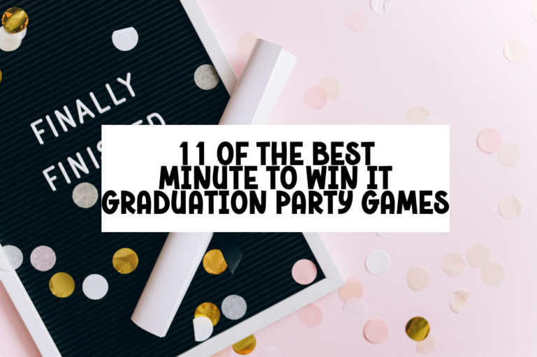 graduation party games minute to win it