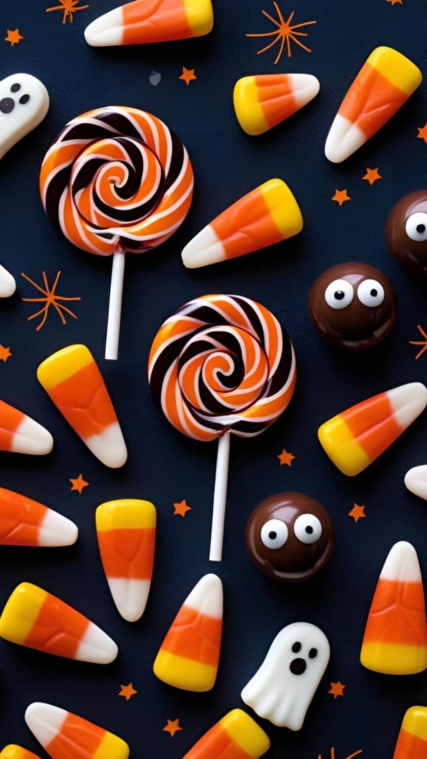 Halloween Treats Collage Wallpaper
