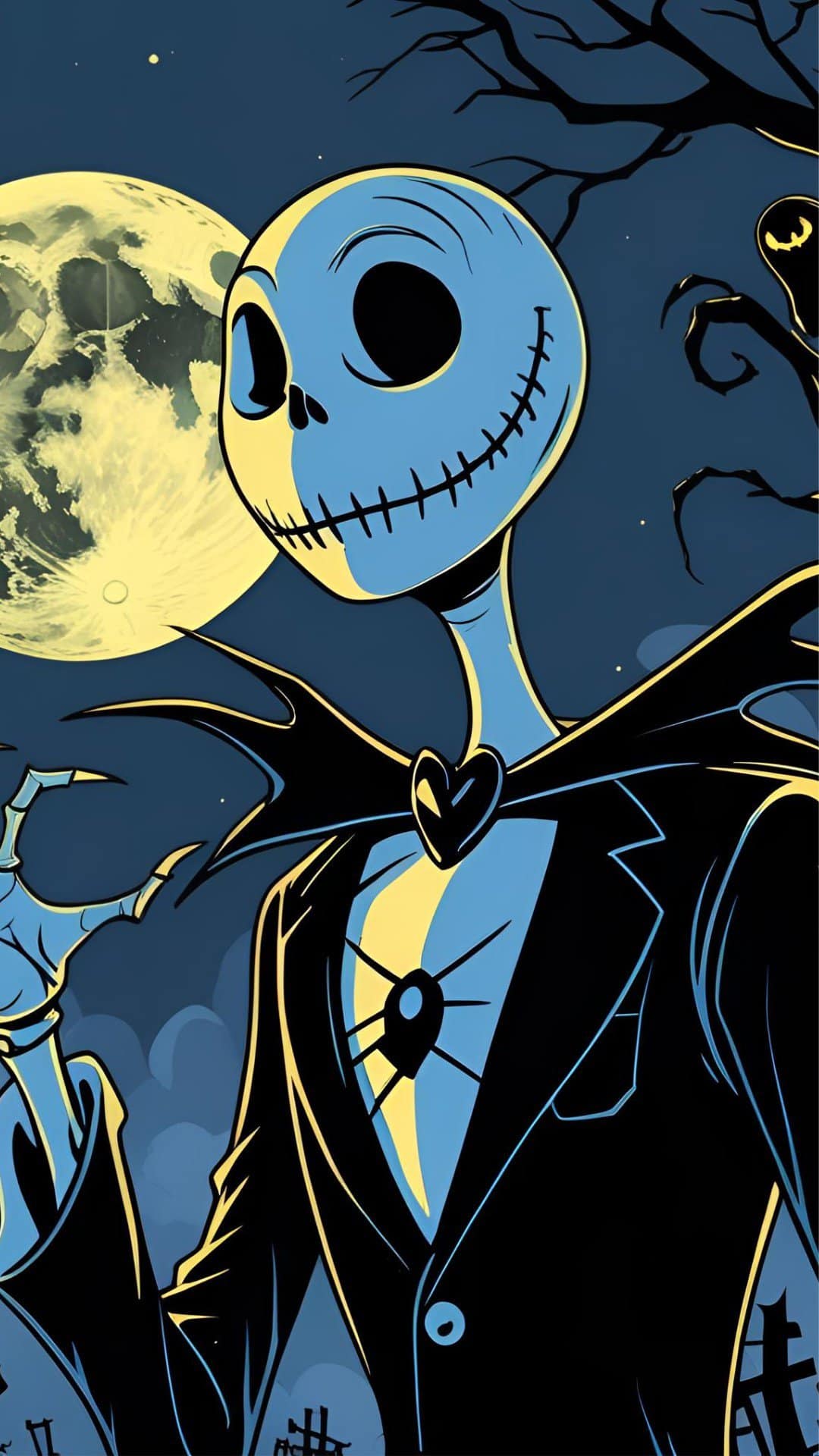 Nightmare Before Christmas Wallpaper_ Spooky and Iconic Halloween Art