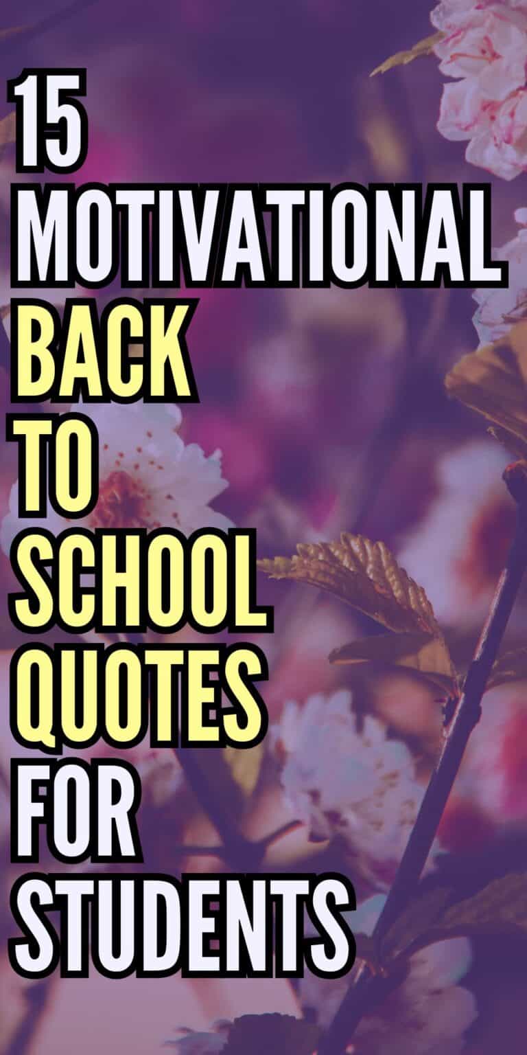 15 motivational back to school quotes for students