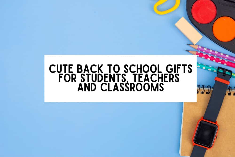 Cute Back to School Gifts For Students, Teachers and Classrooms