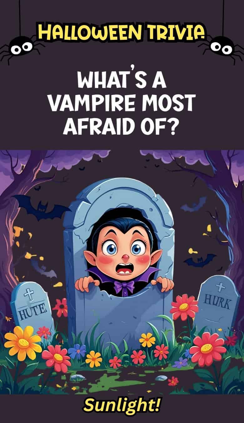 What’s a vampire most afraid of