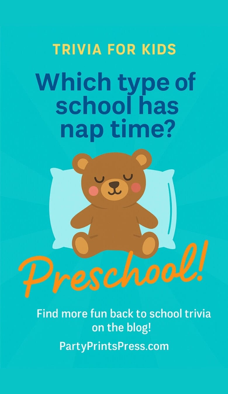back to school trivia question