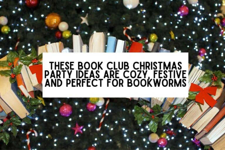 These Book Club Christmas Party Ideas are Cozy, Festive and Perfect for Bookworms