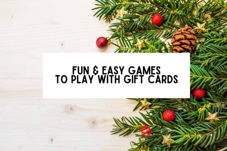 fun & easy games to play with gift cards