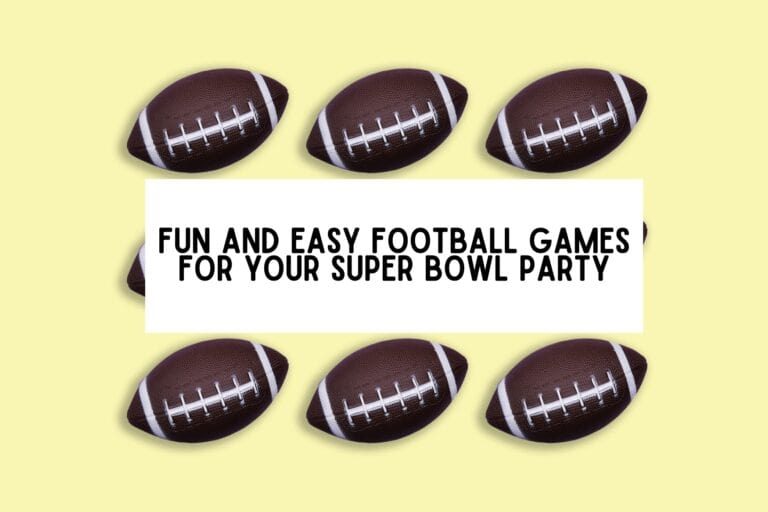 Fun and Easy Football Games for Your Super Bowl Party
